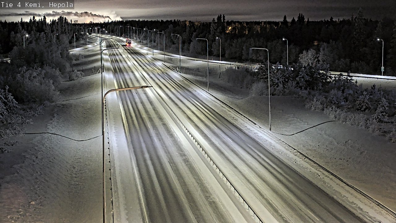 Kelikamerat Kuva Tie 4 Kemi, Hepola, Kemi, Lappi
