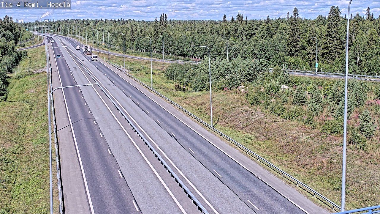 Weather Camera Image Väg 4 Kemi, Hepola, Kemi, Lappi