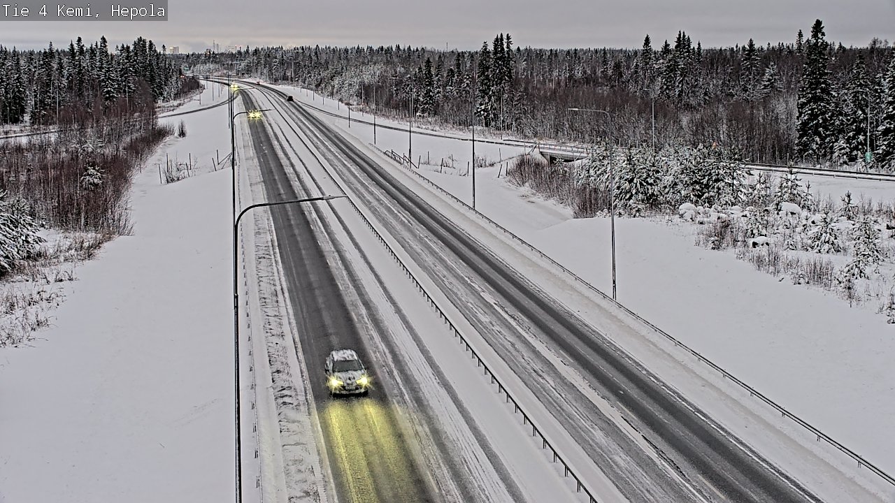 Weather Camera Image Väg 4 Kemi, Hepola, Kemi, Lappi