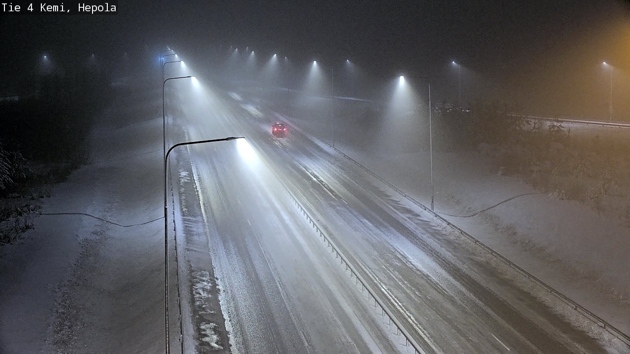 Weather Camera Image Väg 4 Kemi, Hepola, Kemi, Lappi
