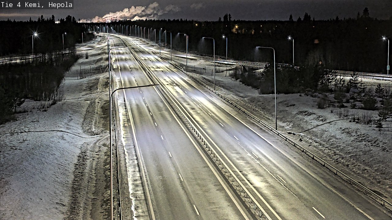 Kelikamerat Kuva Tie 4 Kemi, Hepola, Kemi, Lappi