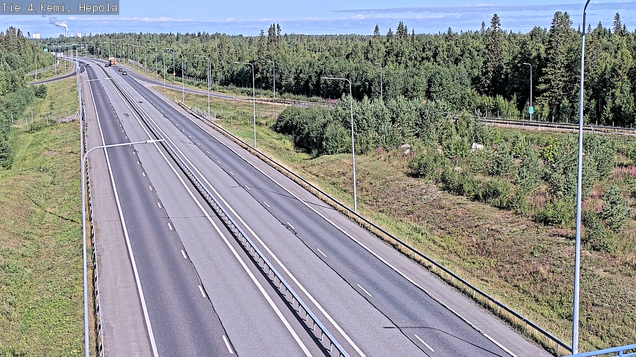 Weather Camera Image Väg 4 Kemi, Hepola, Kemi, Lappi