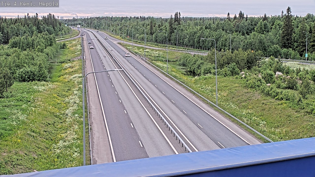 Kelikamerat Kuva Tie 4 Kemi, Hepola, Kemi, Lappi