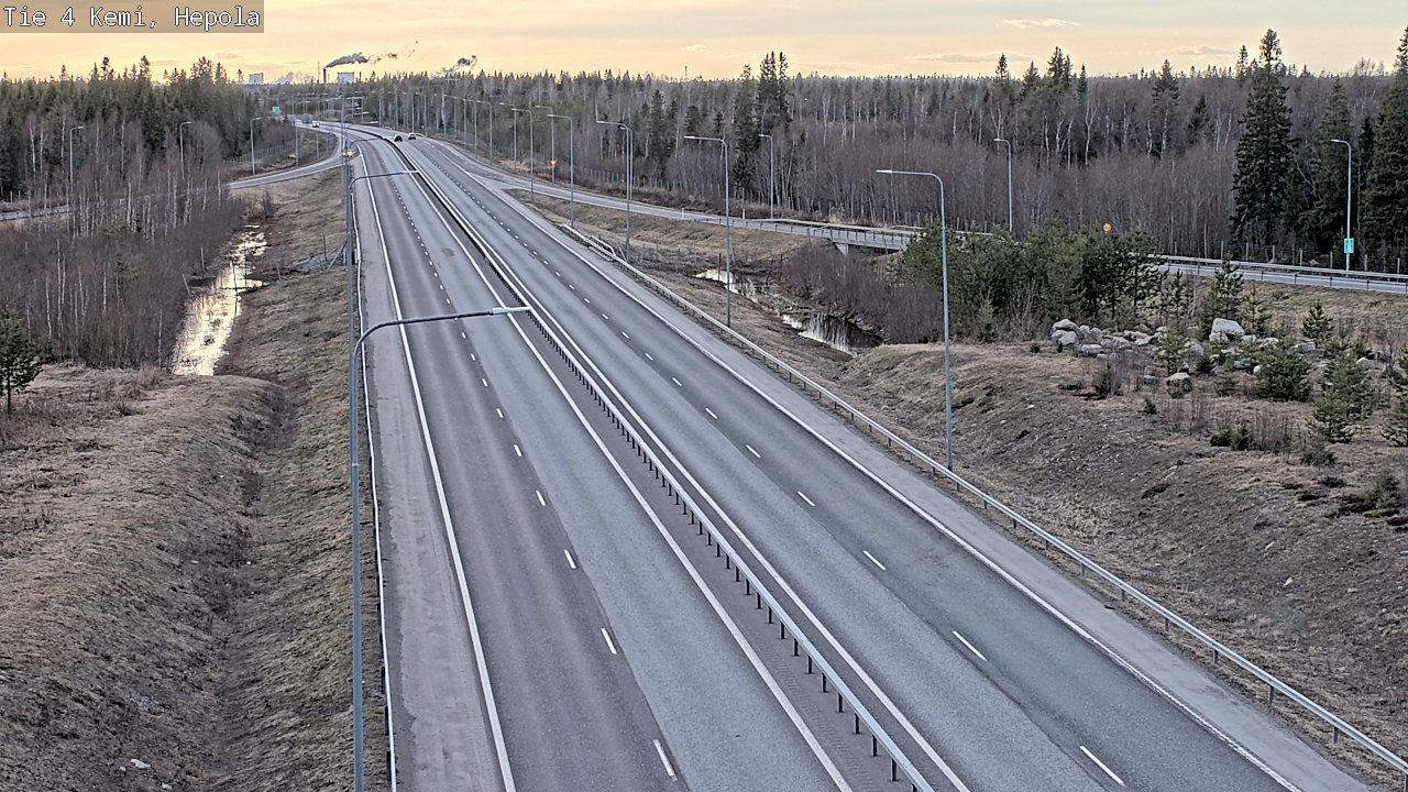 Kelikamerat Kuva Tie 4 Kemi, Hepola, Kemi, Lappi
