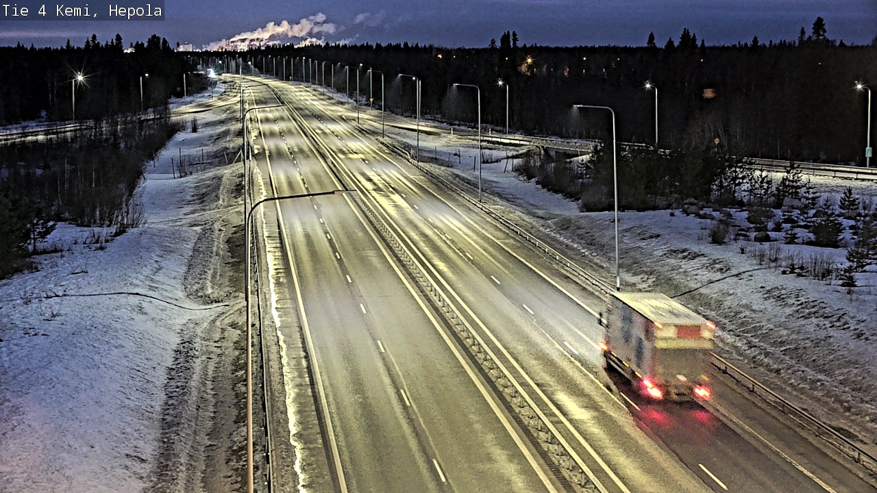 Kelikamerat Kuva Tie 4 Kemi, Hepola, Kemi, Lappi