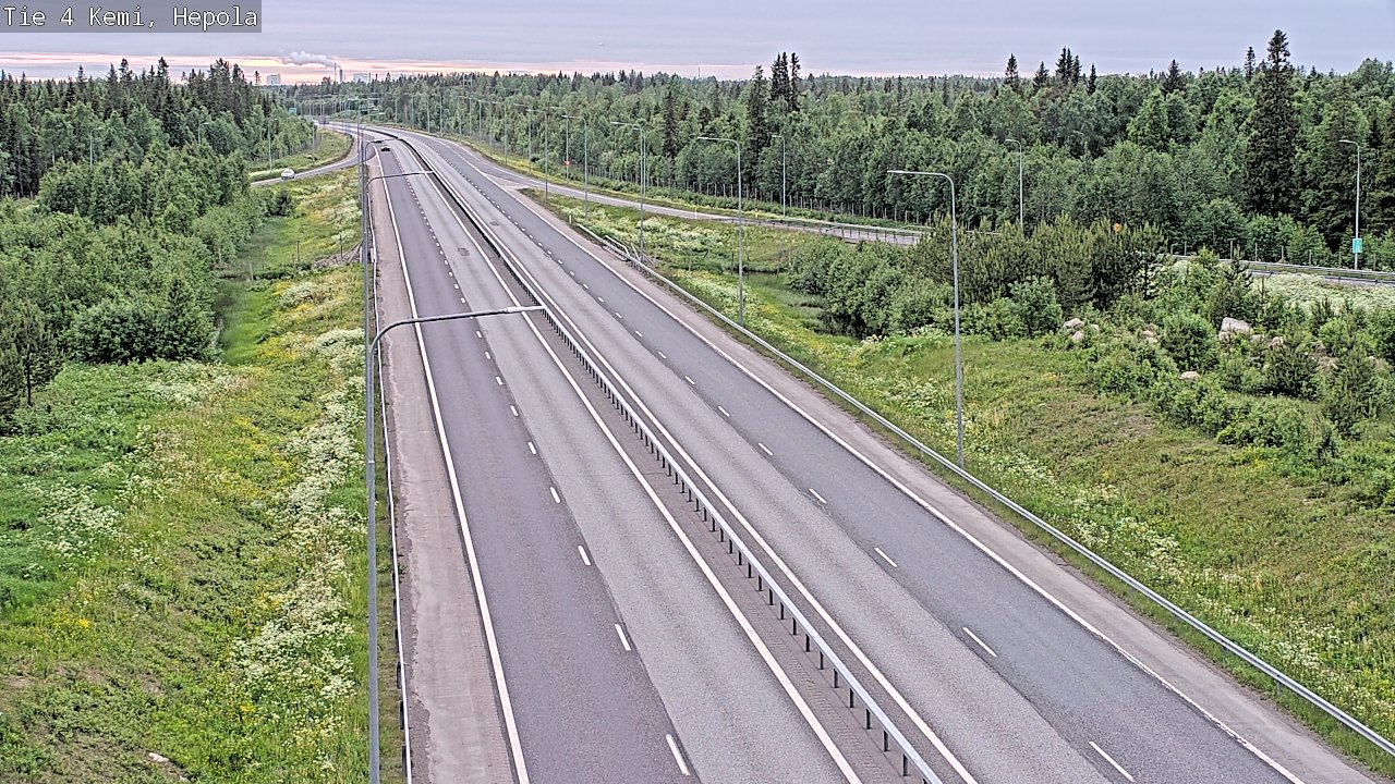 Kelikamerat Kuva Tie 4 Kemi, Hepola, Kemi, Lappi