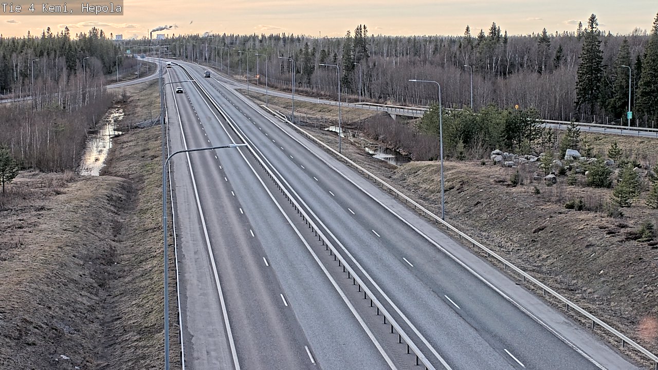 Kelikamerat Kuva Tie 4 Kemi, Hepola, Kemi, Lappi