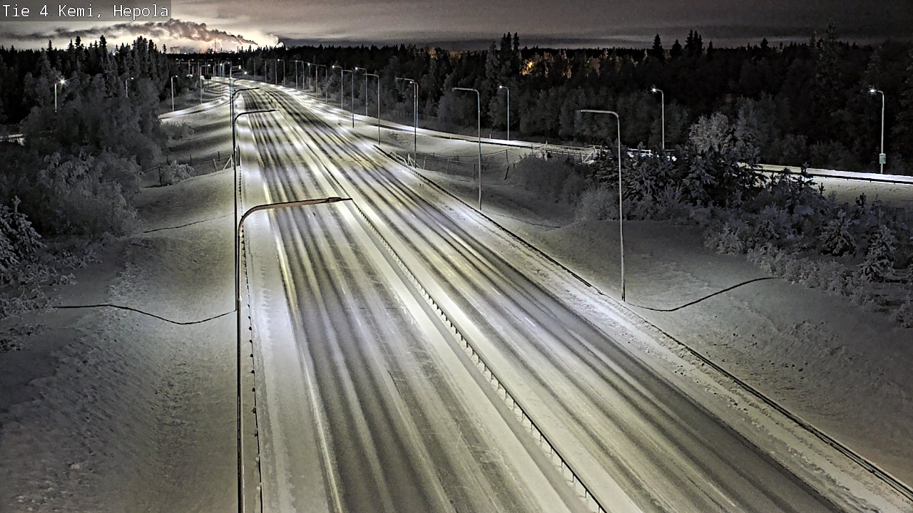 Kelikamerat Kuva Tie 4 Kemi, Hepola, Kemi, Lappi