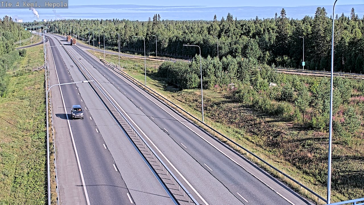 Weather Camera Image Väg 4 Kemi, Hepola, Kemi, Lappi