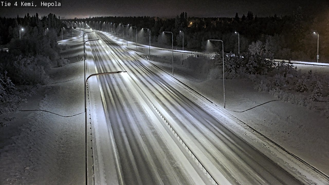 Kelikamerat Kuva Tie 4 Kemi, Hepola, Kemi, Lappi