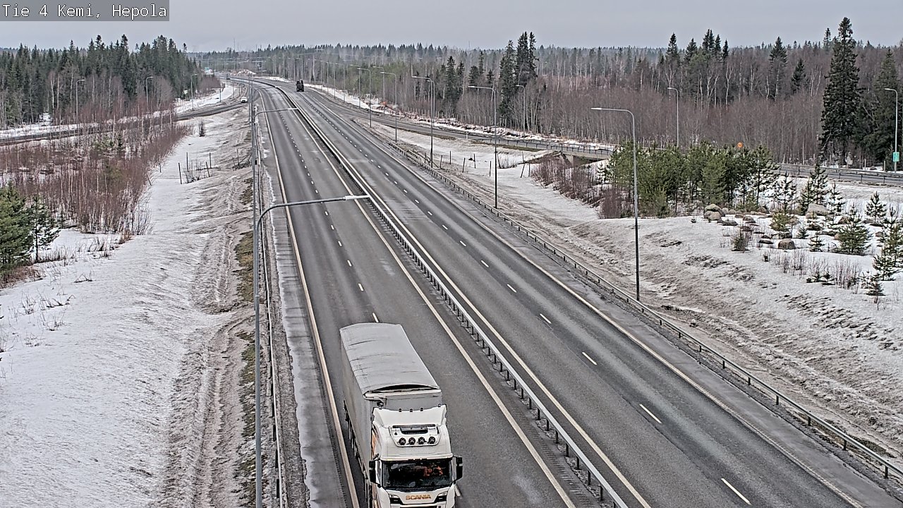 Weather Camera Image Road 4 Kemi, Hepola, Kemi, Lappi