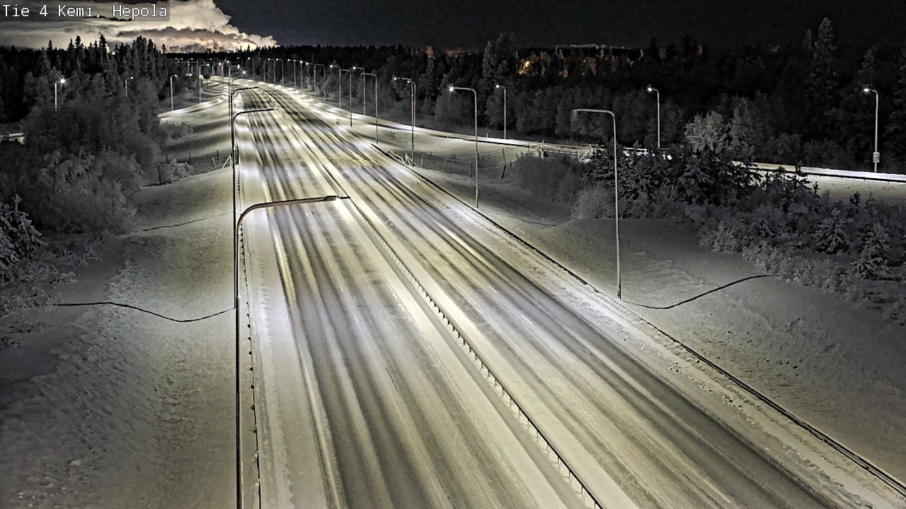 Kelikamerat Kuva Tie 4 Kemi, Hepola, Kemi, Lappi