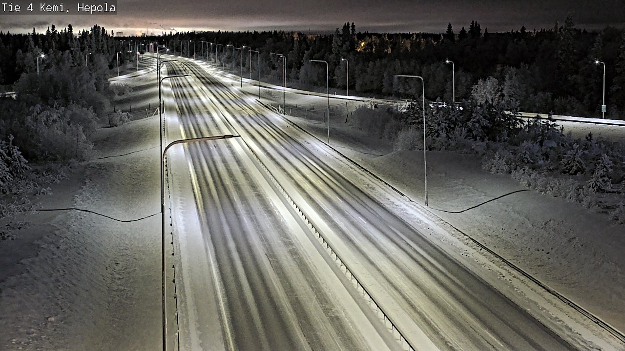 Kelikamerat Kuva Tie 4 Kemi, Hepola, Kemi, Lappi