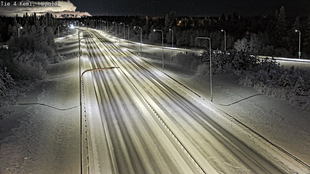 Kelikamerat Kuva Tie 4 Kemi, Hepola, Kemi, Lappi