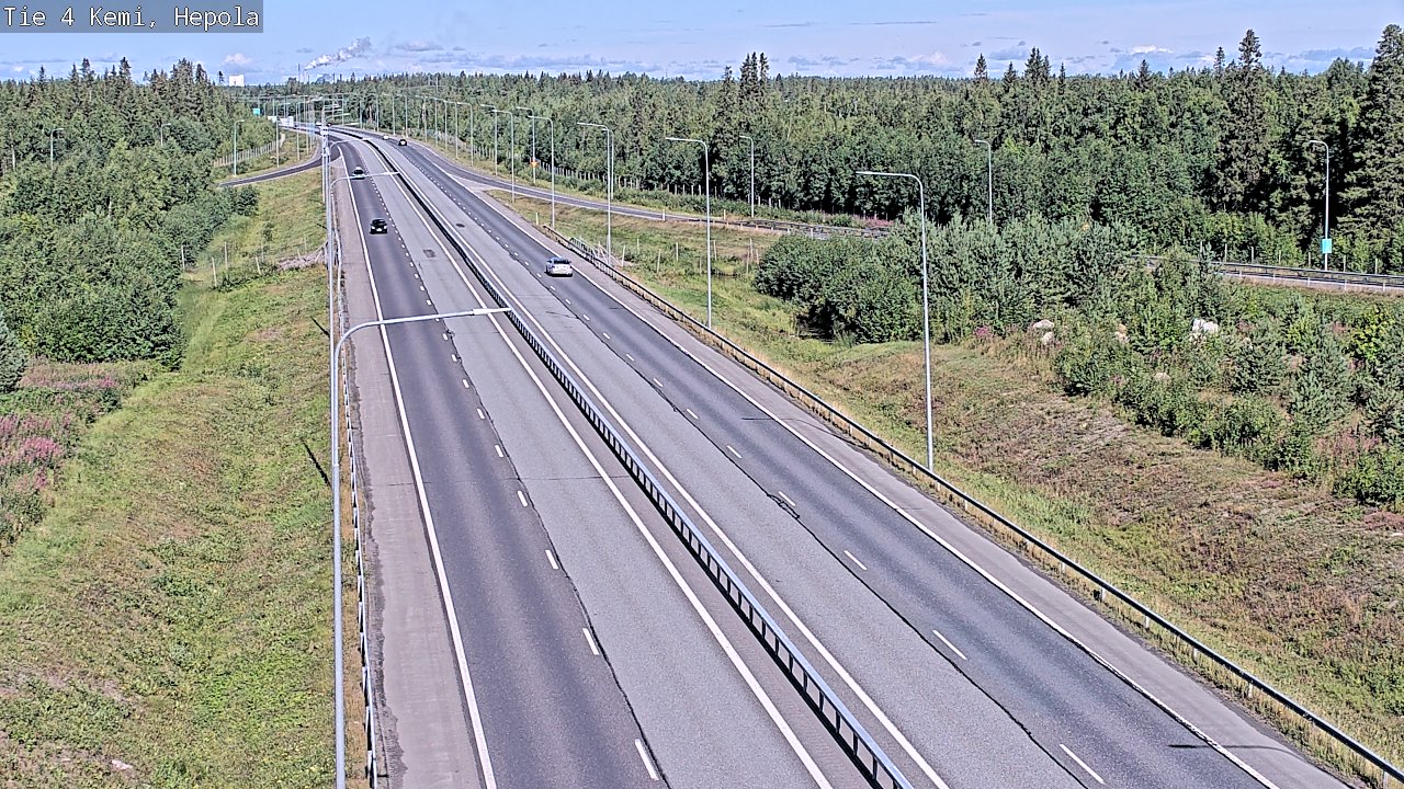Kelikamerat Kuva Tie 4 Kemi, Hepola, Kemi, Lappi