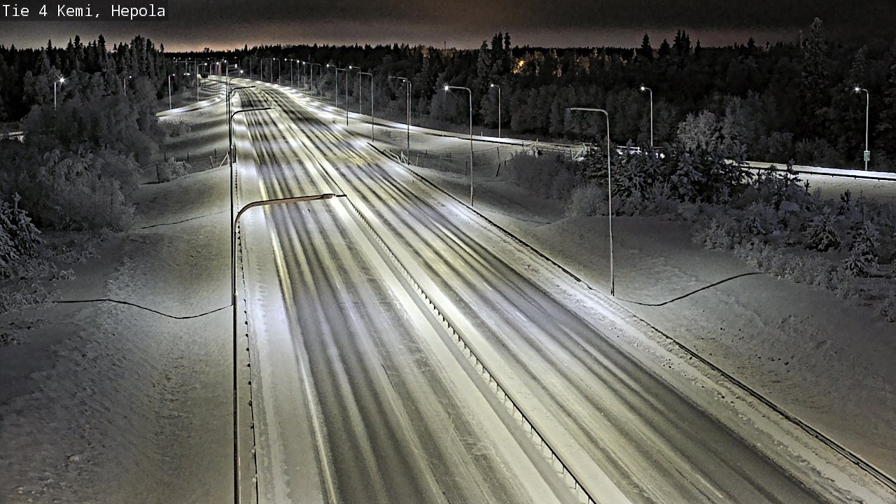 Kelikamerat Kuva Tie 4 Kemi, Hepola, Kemi, Lappi