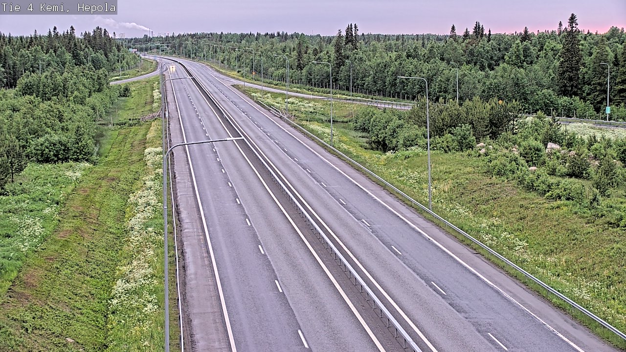 Kelikamerat Kuva Tie 4 Kemi, Hepola, Kemi, Lappi