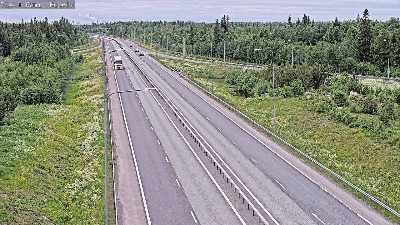 Kelikamerat Kuva Tie 4 Kemi, Hepola, Kemi, Lappi