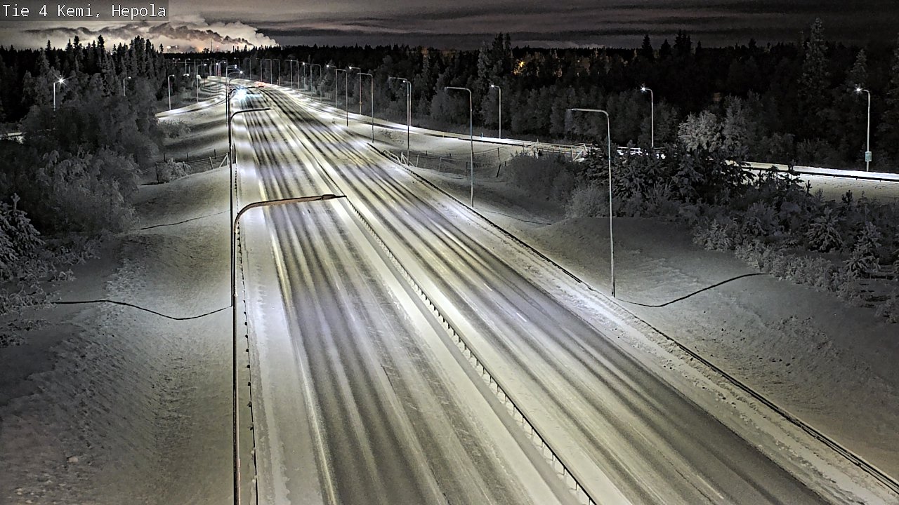 Kelikamerat Kuva Tie 4 Kemi, Hepola, Kemi, Lappi