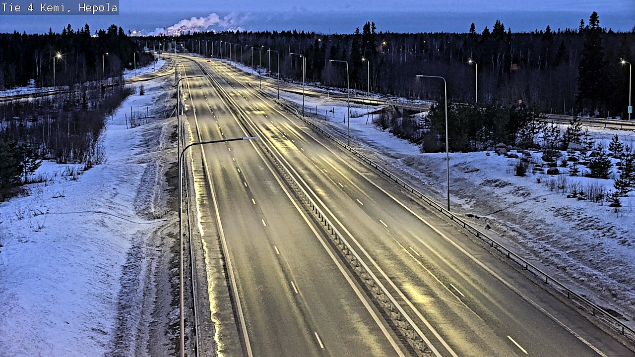 Kelikamerat Kuva Tie 4 Kemi, Hepola, Kemi, Lappi