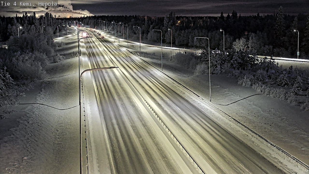 Kelikamerat Kuva Tie 4 Kemi, Hepola, Kemi, Lappi