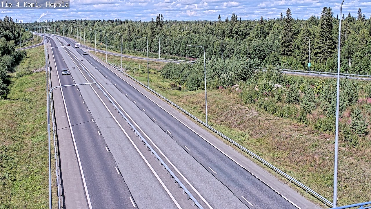 Weather Camera Image Väg 4 Kemi, Hepola, Kemi, Lappi