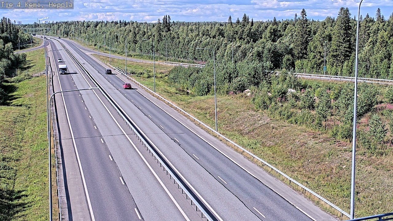Kelikamerat Kuva Tie 4 Kemi, Hepola, Kemi, Lappi