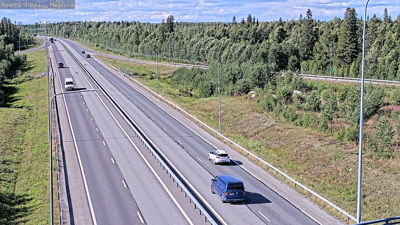 Kelikamerat Kuva Tie 4 Kemi, Hepola, Kemi, Lappi