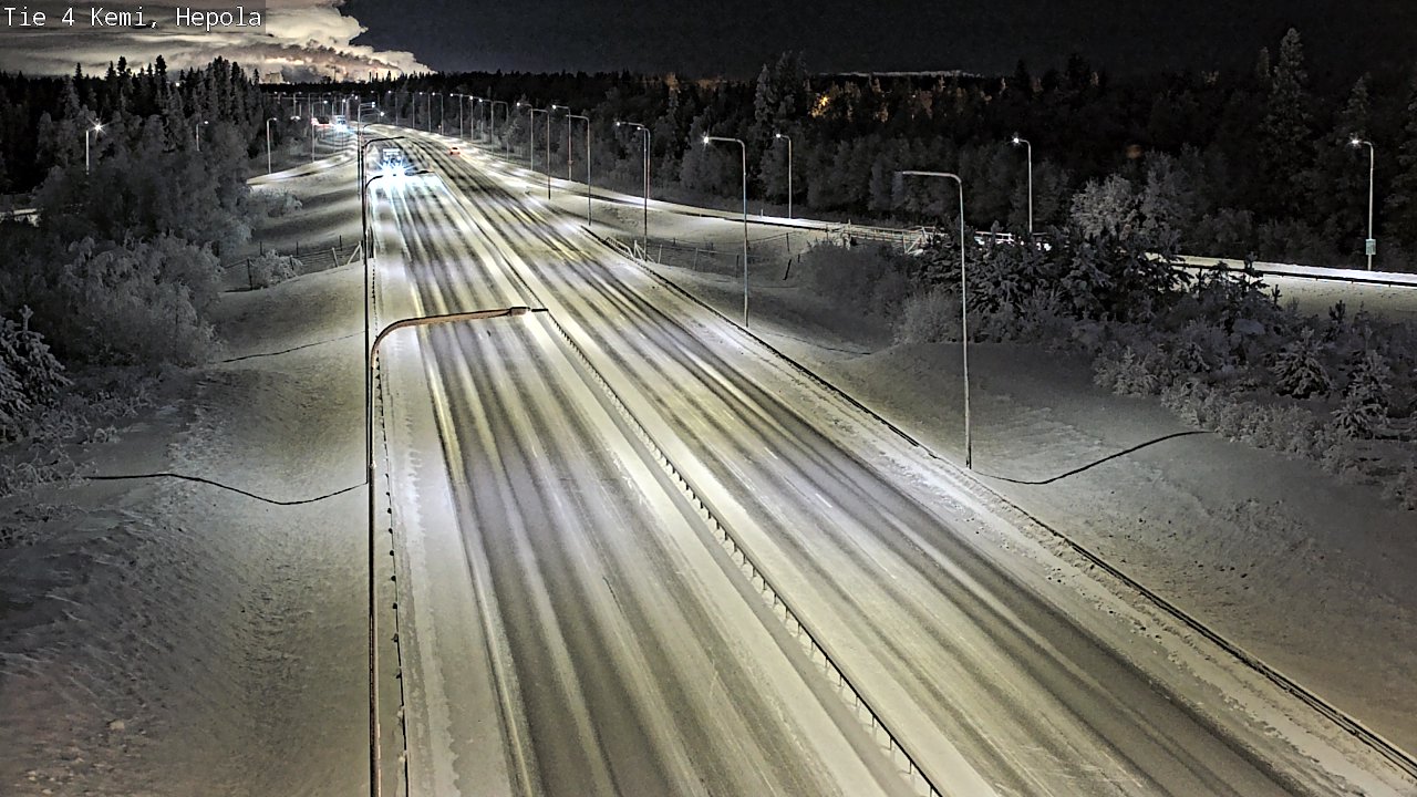 Kelikamerat Kuva Tie 4 Kemi, Hepola, Kemi, Lappi