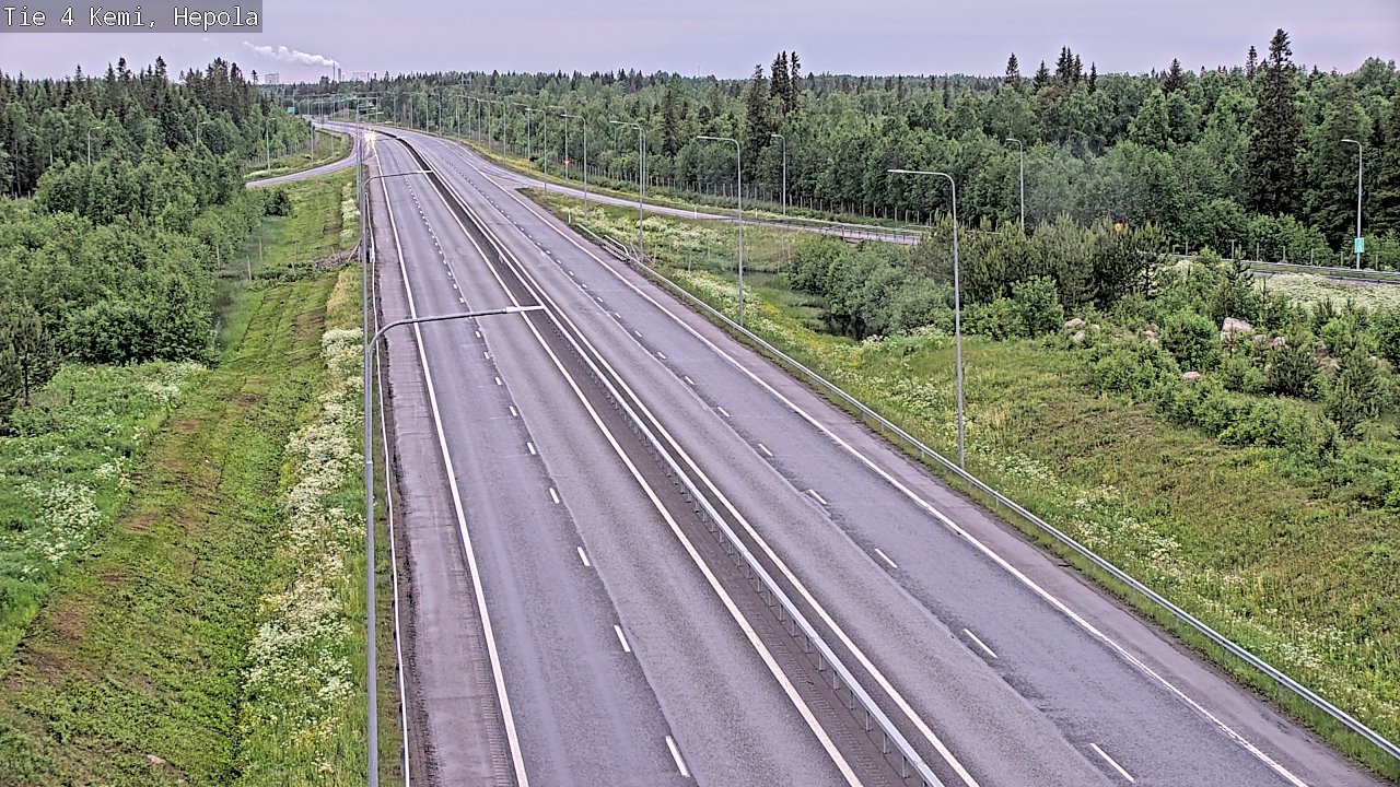 Kelikamerat Kuva Tie 4 Kemi, Hepola, Kemi, Lappi