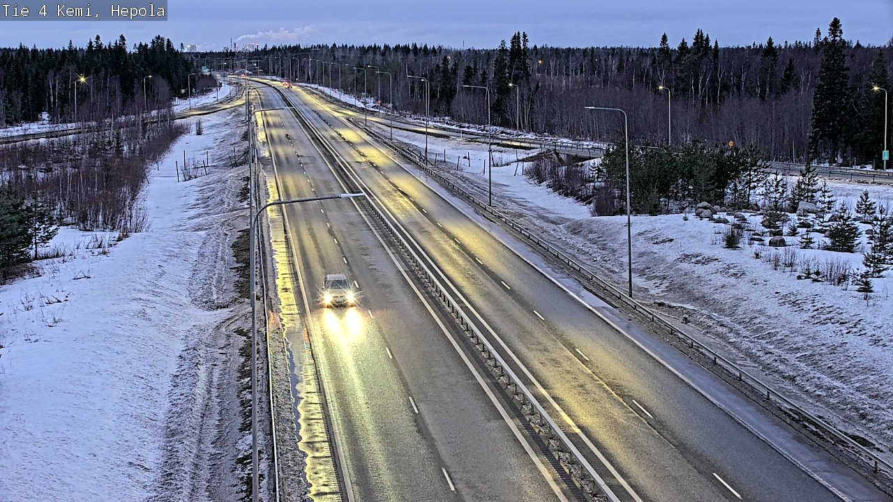 Kelikamerat Kuva Tie 4 Kemi, Hepola, Kemi, Lappi