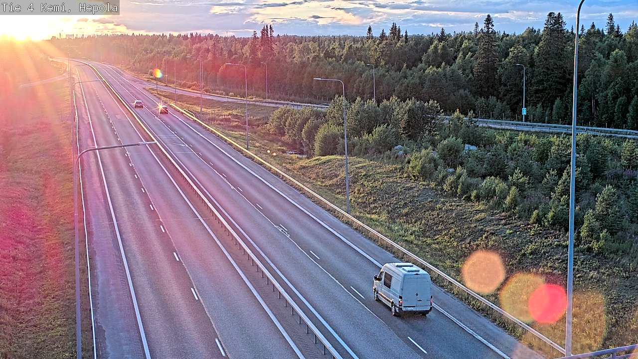 Kelikamerat Kuva Tie 4 Kemi, Hepola, Kemi, Lappi