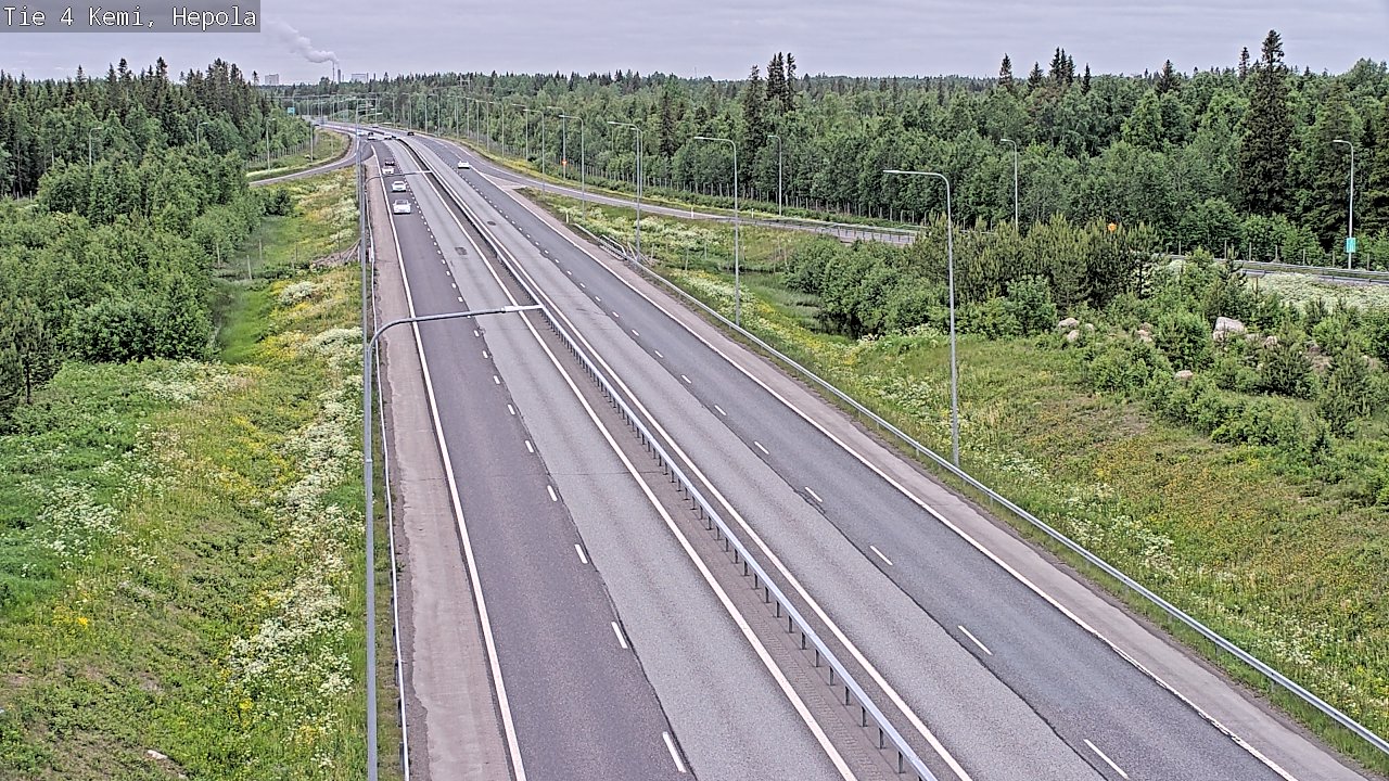 Kelikamerat Kuva Tie 4 Kemi, Hepola, Kemi, Lappi