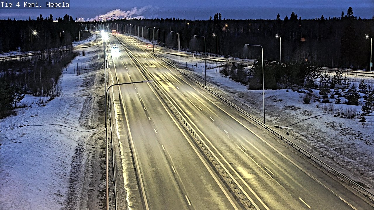 Kelikamerat Kuva Tie 4 Kemi, Hepola, Kemi, Lappi