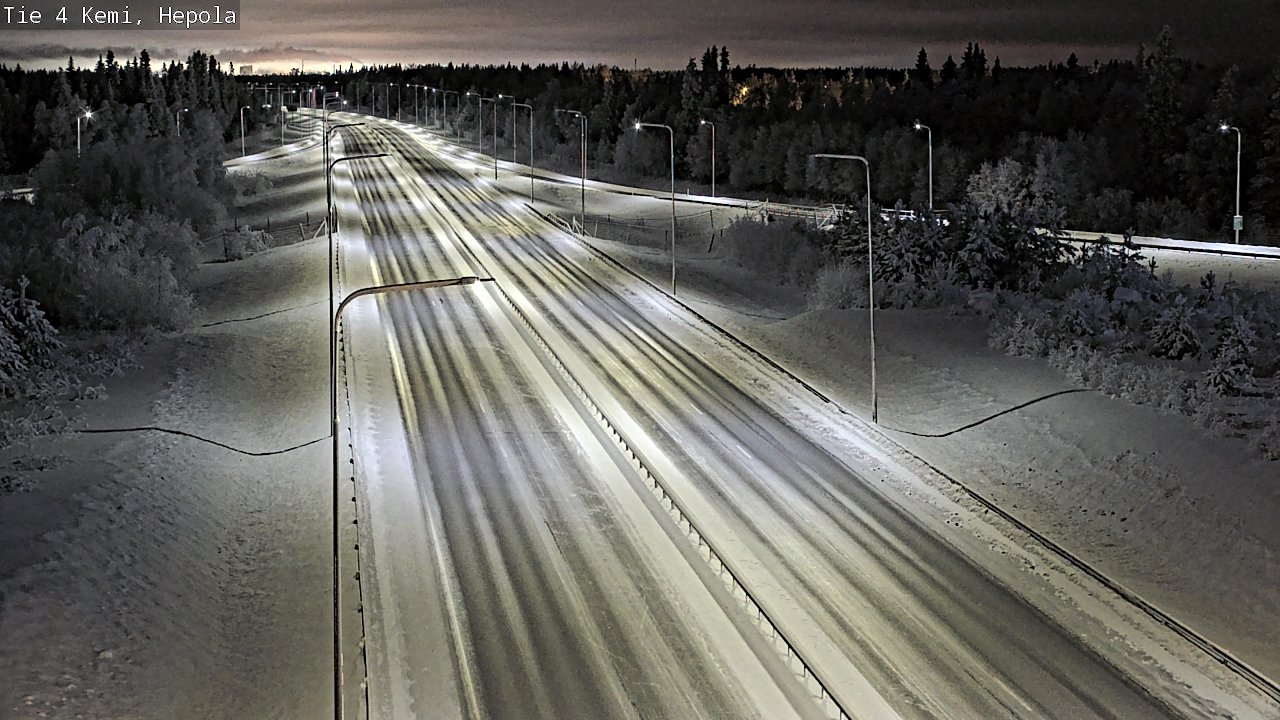Kelikamerat Kuva Tie 4 Kemi, Hepola, Kemi, Lappi