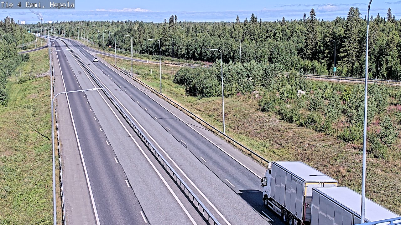 Weather Camera Image Väg 4 Kemi, Hepola, Kemi, Lappi