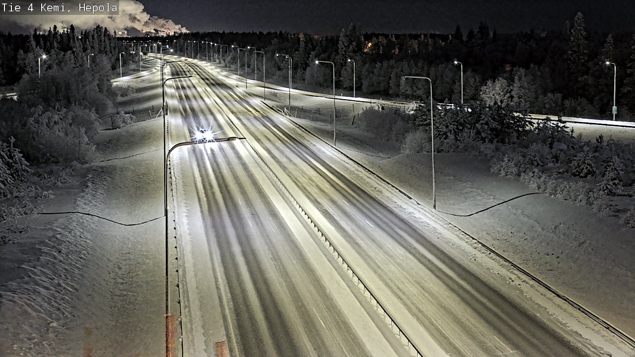 Kelikamerat Kuva Tie 4 Kemi, Hepola, Kemi, Lappi