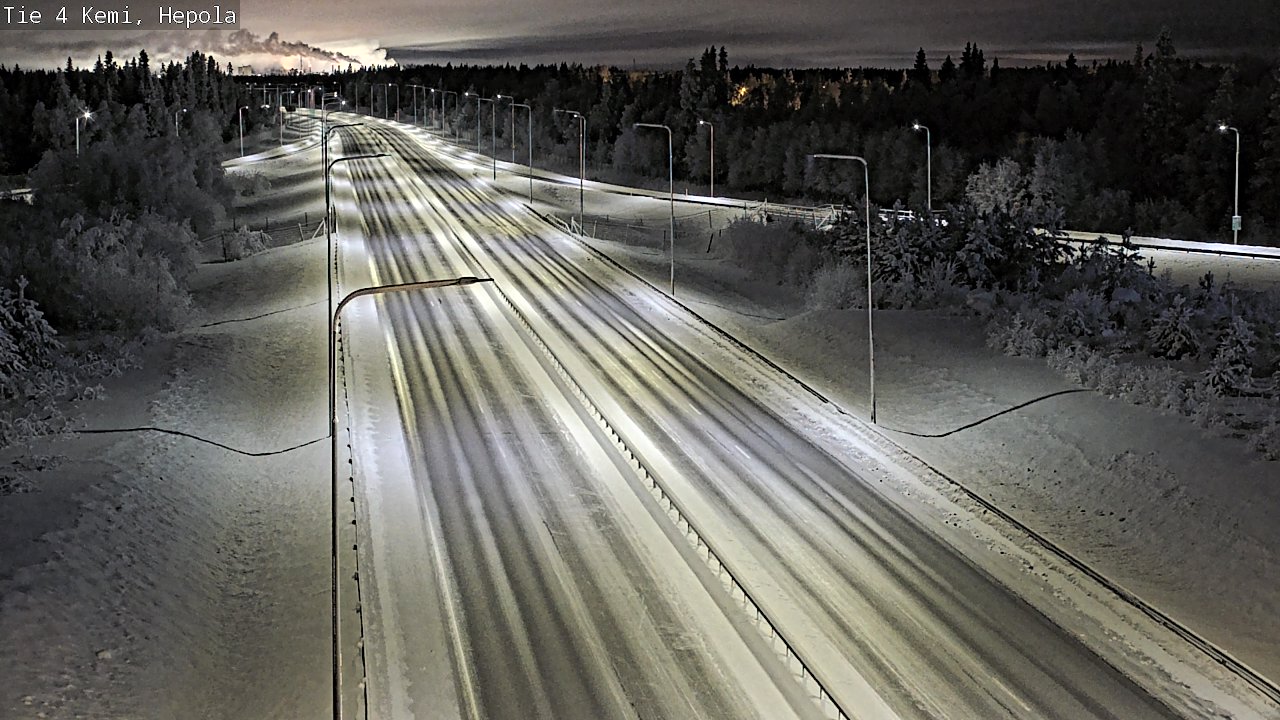Kelikamerat Kuva Tie 4 Kemi, Hepola, Kemi, Lappi