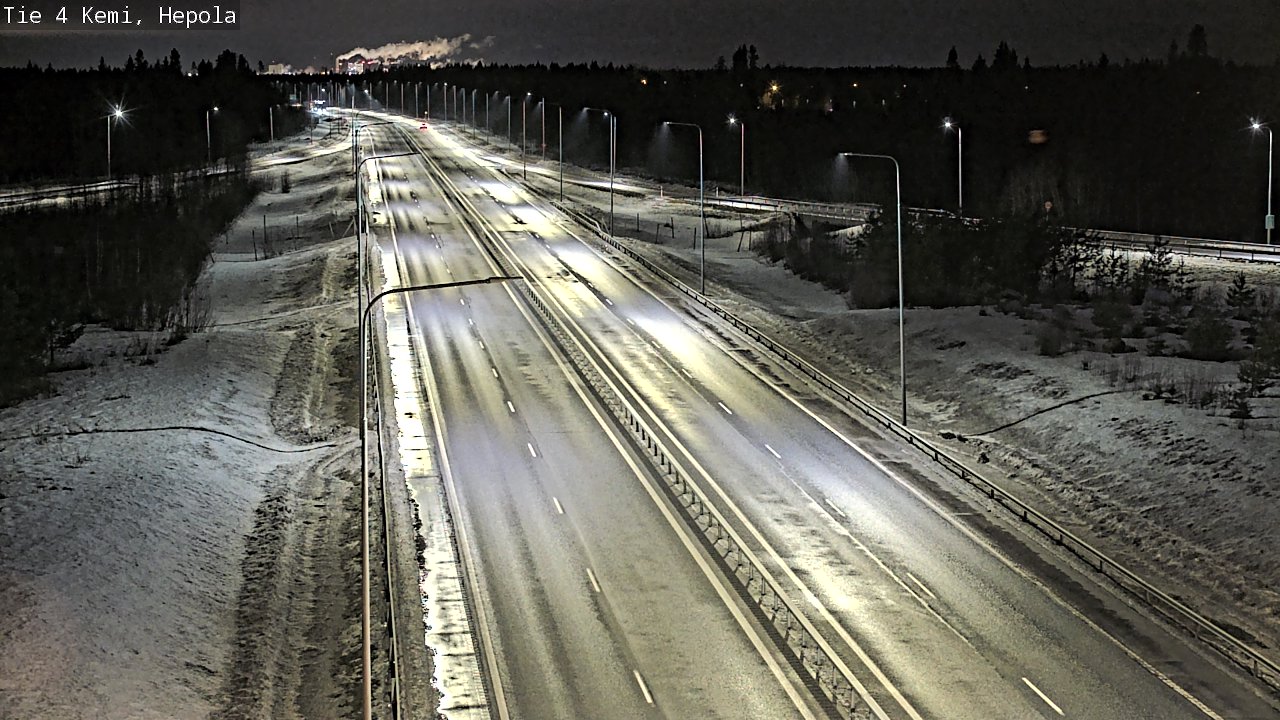 Kelikamerat Kuva Tie 4 Kemi, Hepola, Kemi, Lappi