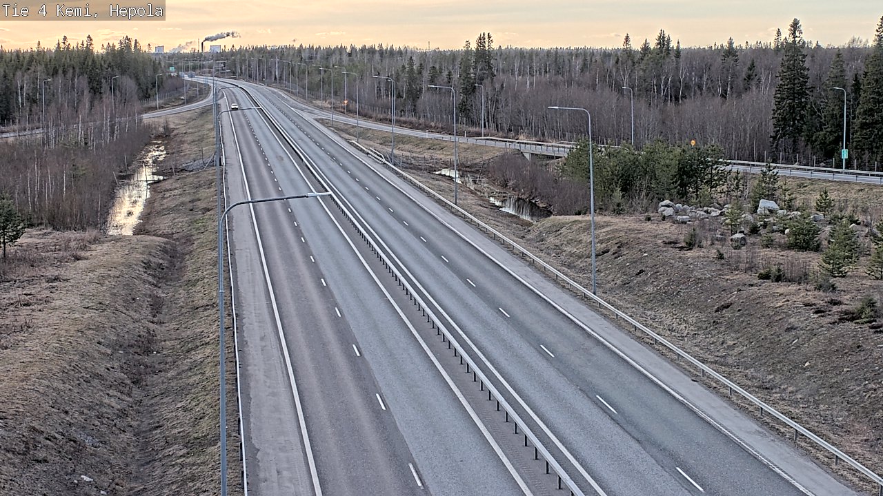 Kelikamerat Kuva Tie 4 Kemi, Hepola, Kemi, Lappi