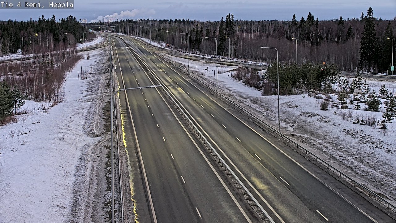 Kelikamerat Kuva Tie 4 Kemi, Hepola, Kemi, Lappi