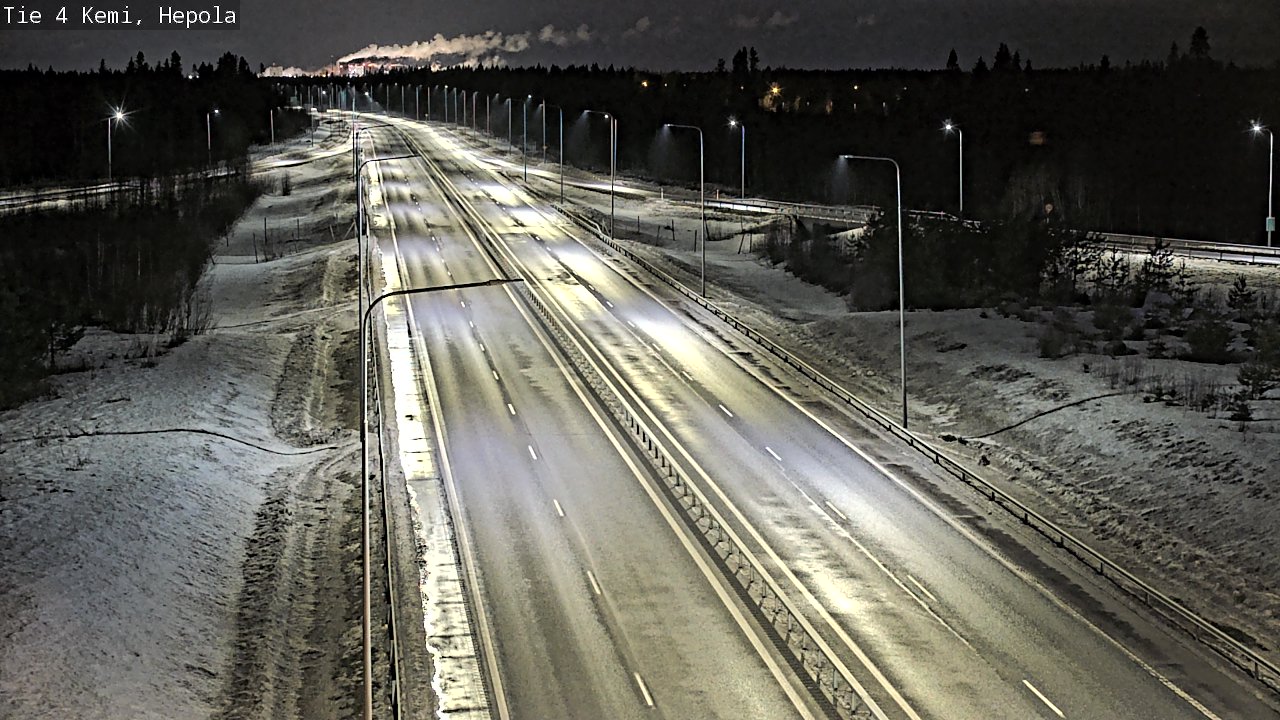 Kelikamerat Kuva Tie 4 Kemi, Hepola, Kemi, Lappi