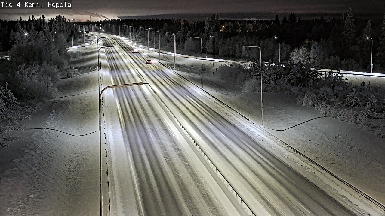 Kelikamerat Kuva Tie 4 Kemi, Hepola, Kemi, Lappi