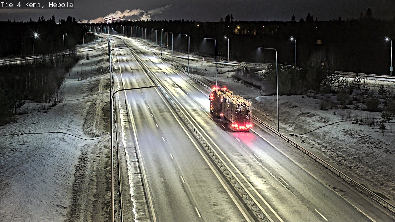 Kelikamerat Kuva Tie 4 Kemi, Hepola, Kemi, Lappi