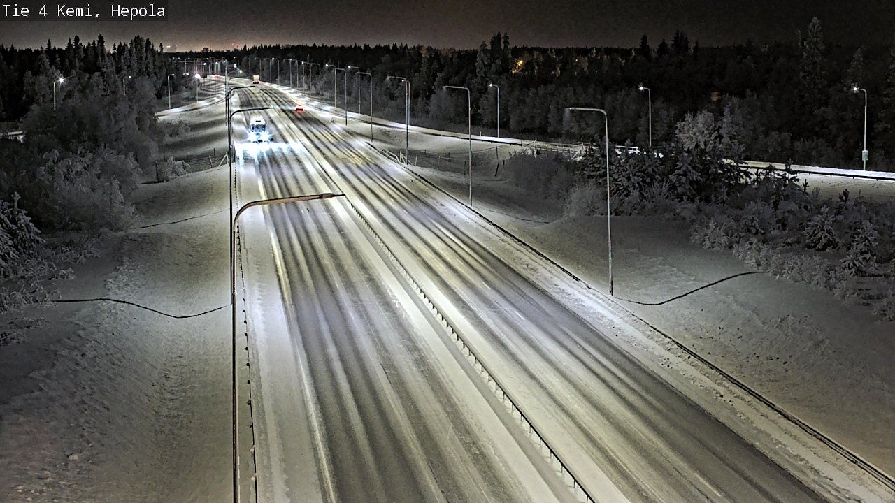 Kelikamerat Kuva Tie 4 Kemi, Hepola, Kemi, Lappi