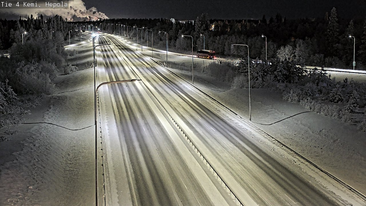 Kelikamerat Kuva Tie 4 Kemi, Hepola, Kemi, Lappi