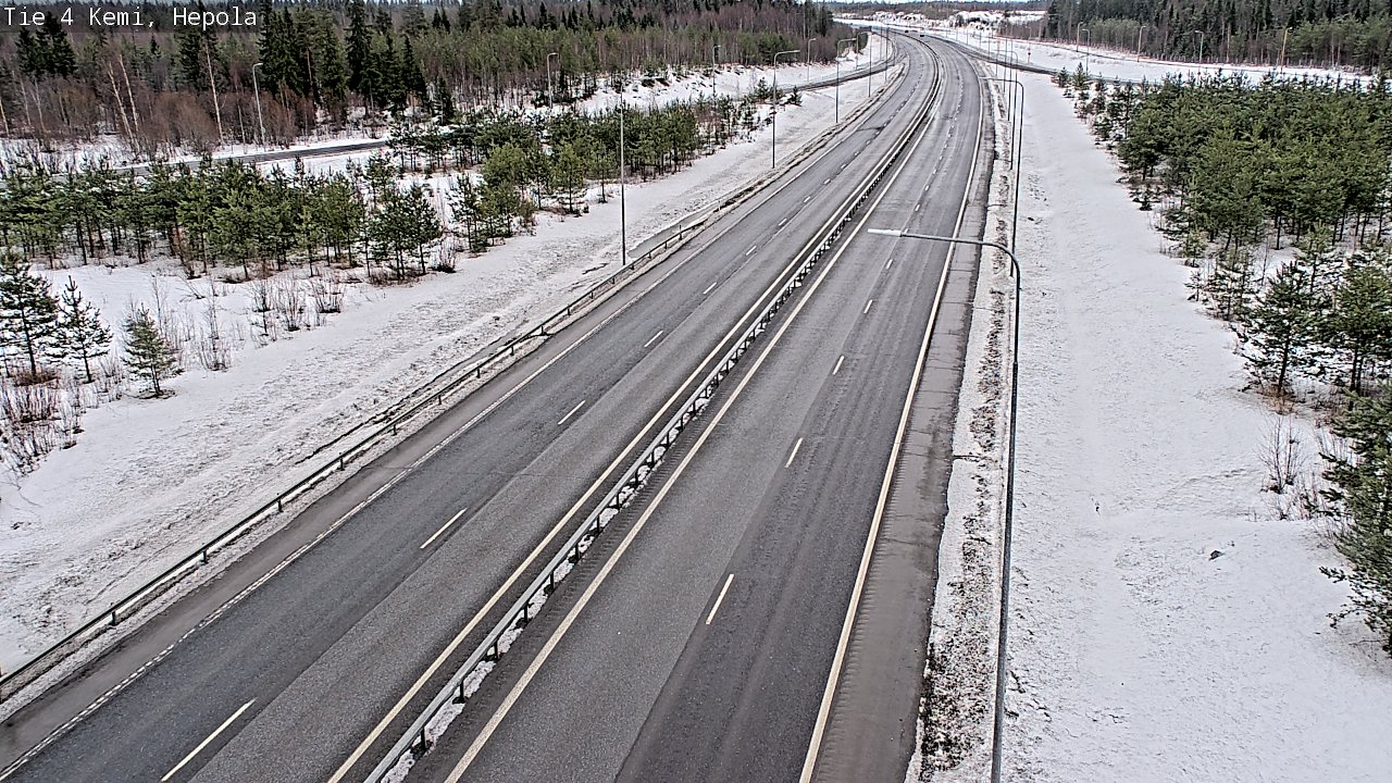 Kelikamerat Kuva Tie 4 Kemi, Hepola, Kemi, Lappi