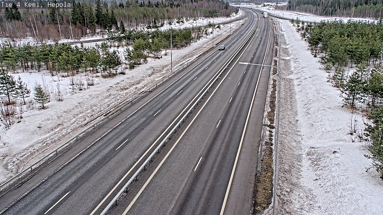 Weather Camera Image Road 4 Kemi, Hepola, Kemi, Lappi