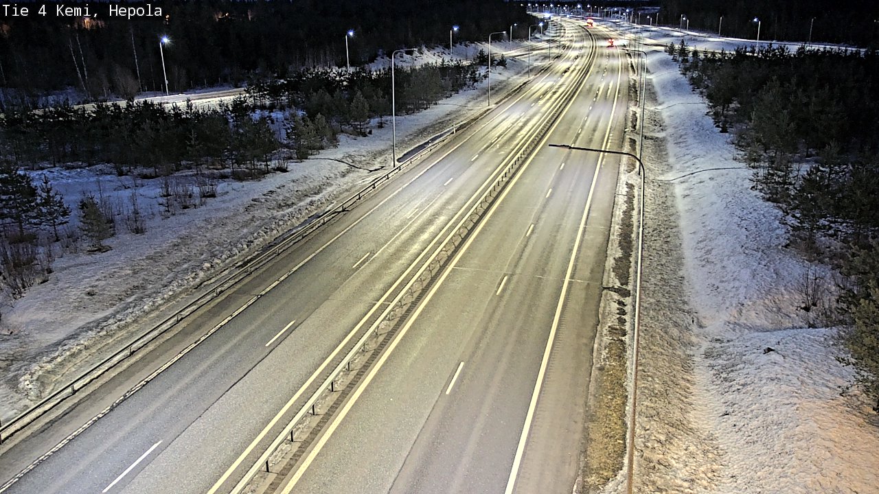 Kelikamerat Kuva Tie 4 Kemi, Hepola, Kemi, Lappi