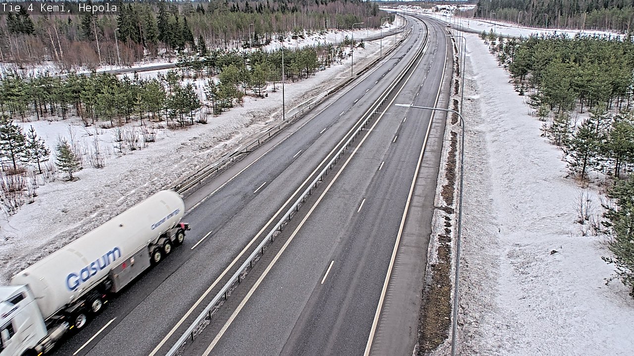 Kelikamerat Kuva Tie 4 Kemi, Hepola, Kemi, Lappi